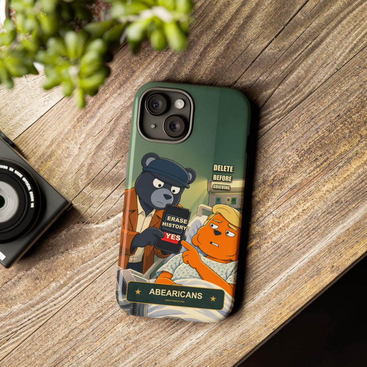 Delete Before Grieving — Abearicans Tough Phone Case