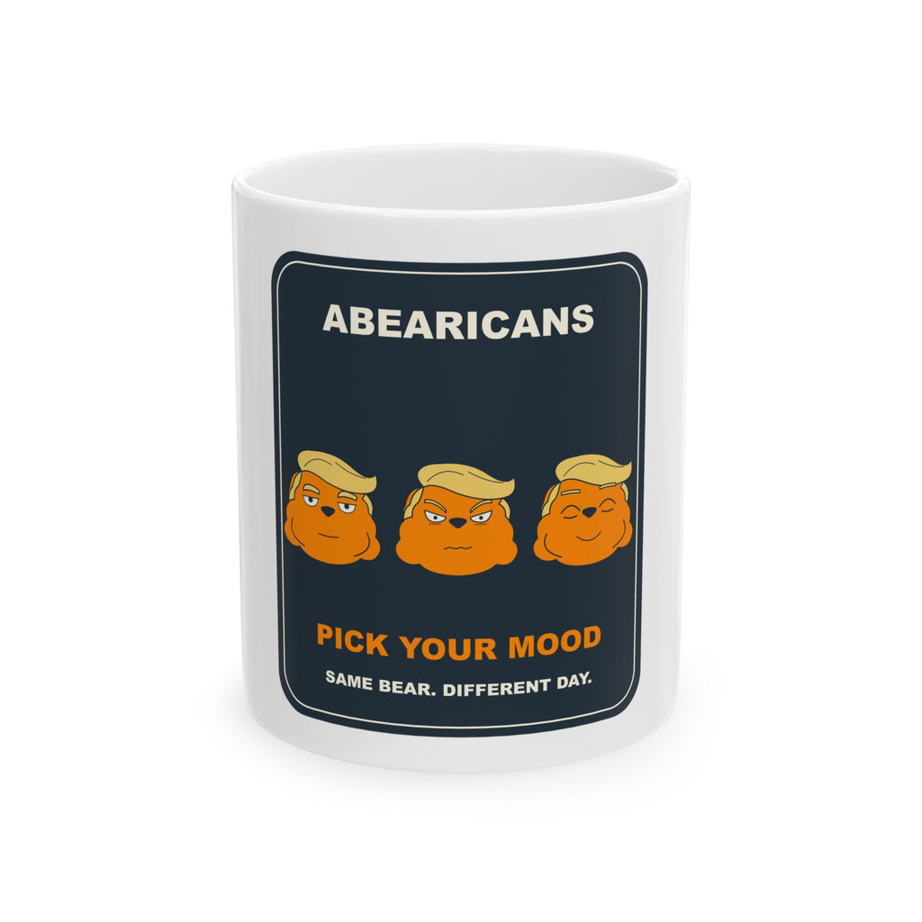 Three Moods Ceramic Mug