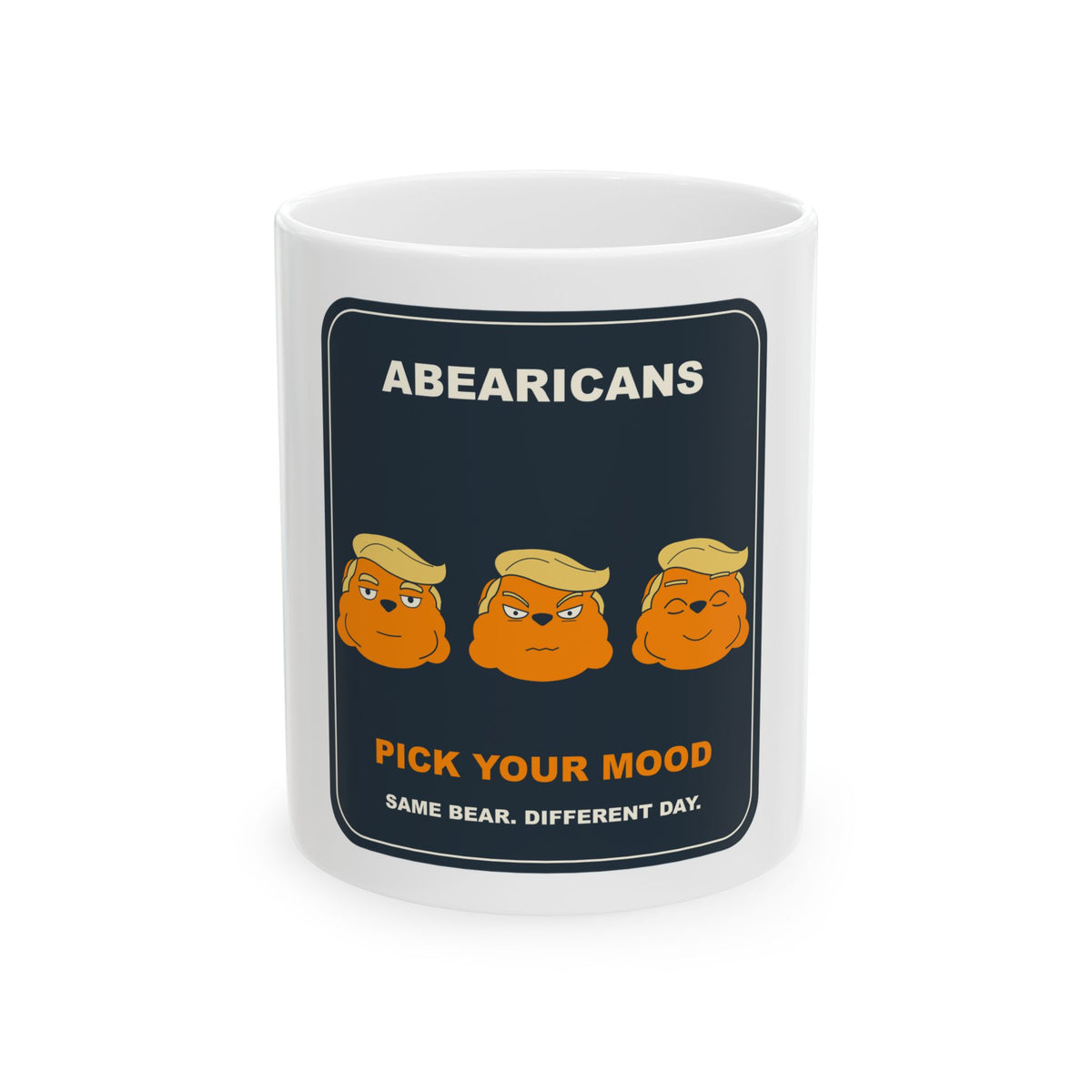 Three Moods Ceramic Mug