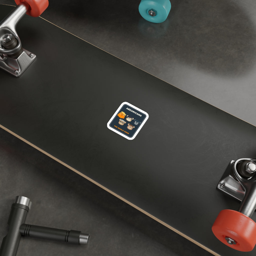 The Whole Crew Die-Cut Sticker