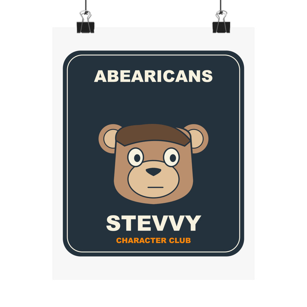 Stevvy Character Club Art Poster