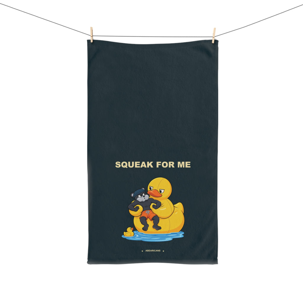 Squeak for Me — Abearicans Hand Towel