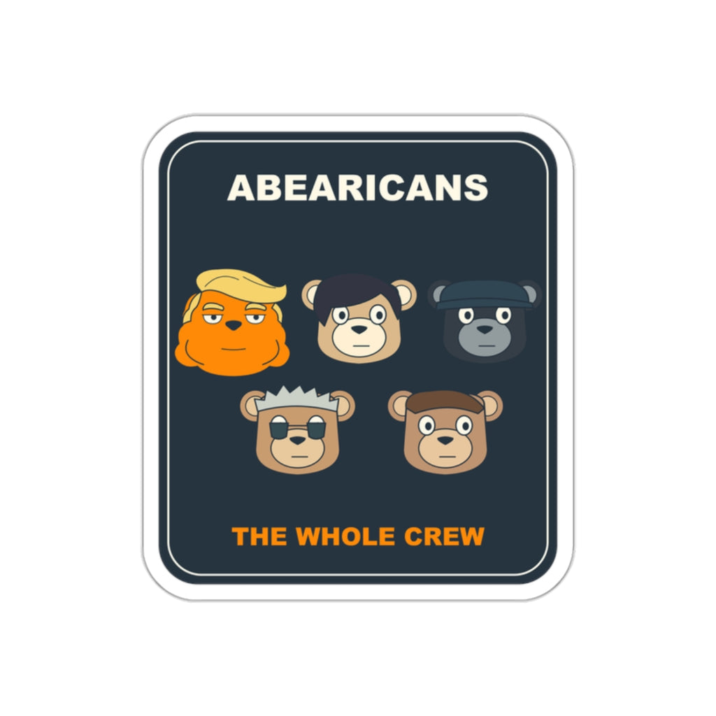 The Whole Crew Die-Cut Sticker
