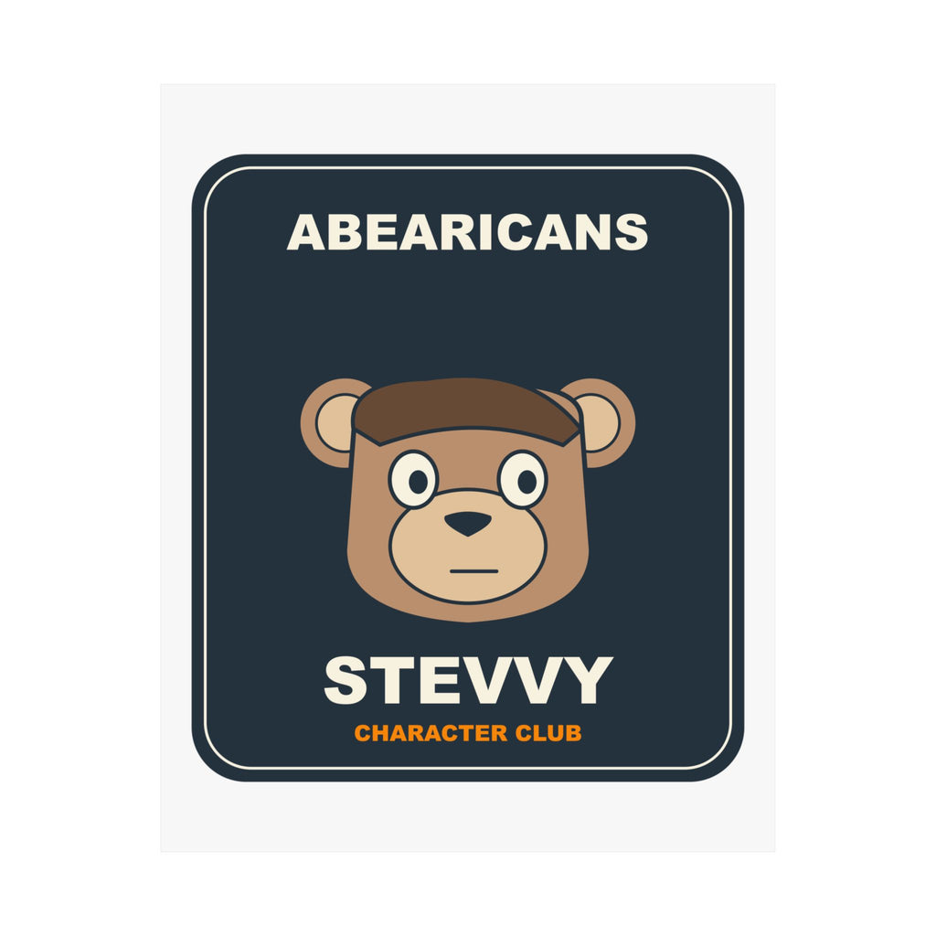 Stevvy Character Club Art Poster