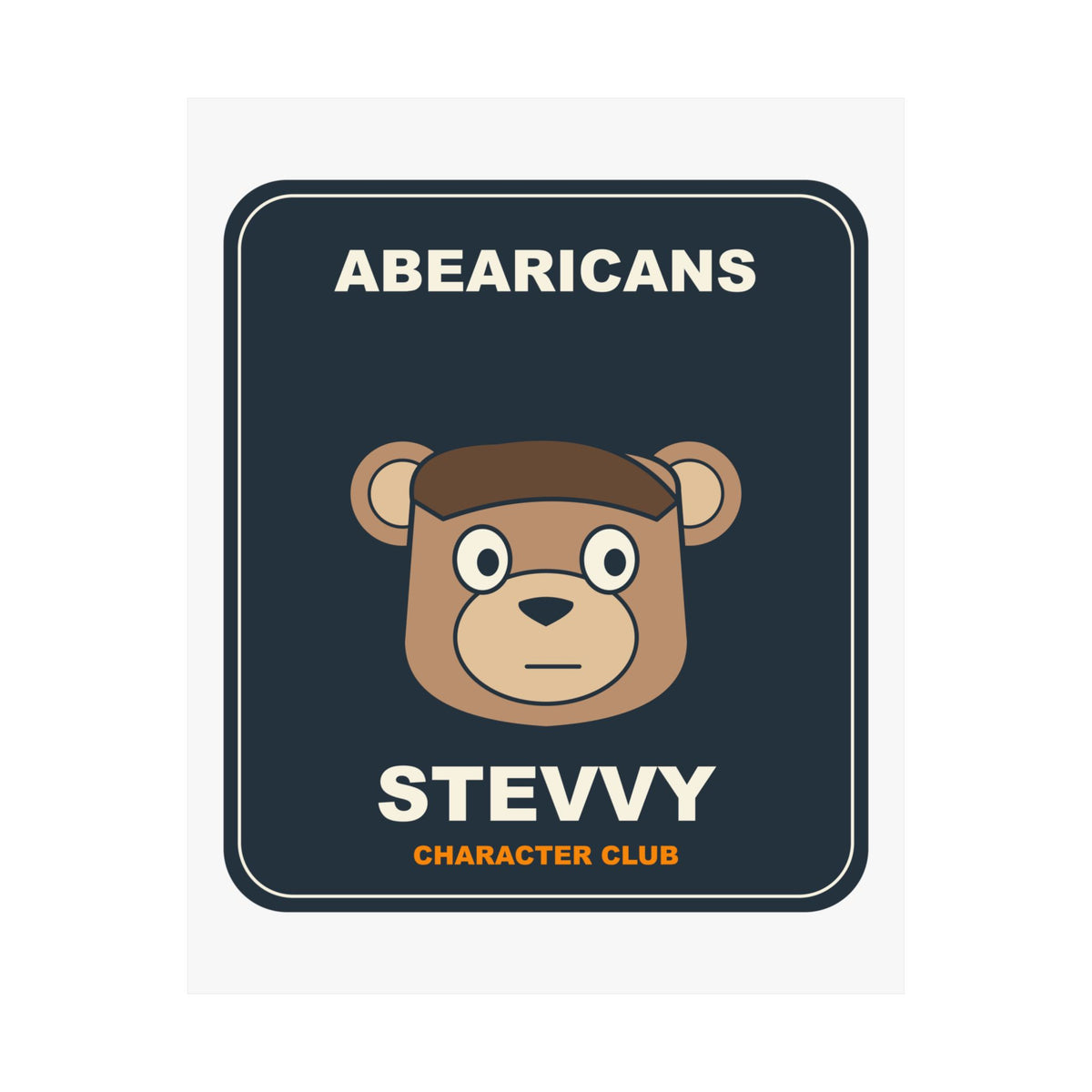 Stevvy Character Club Art Poster