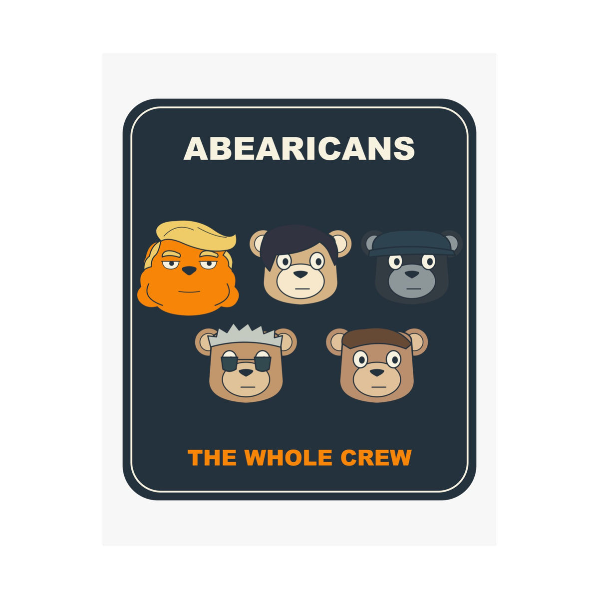 The Whole Crew Art Poster