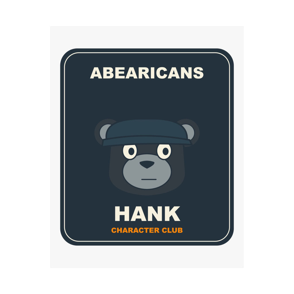 Hank Character Club Art Poster