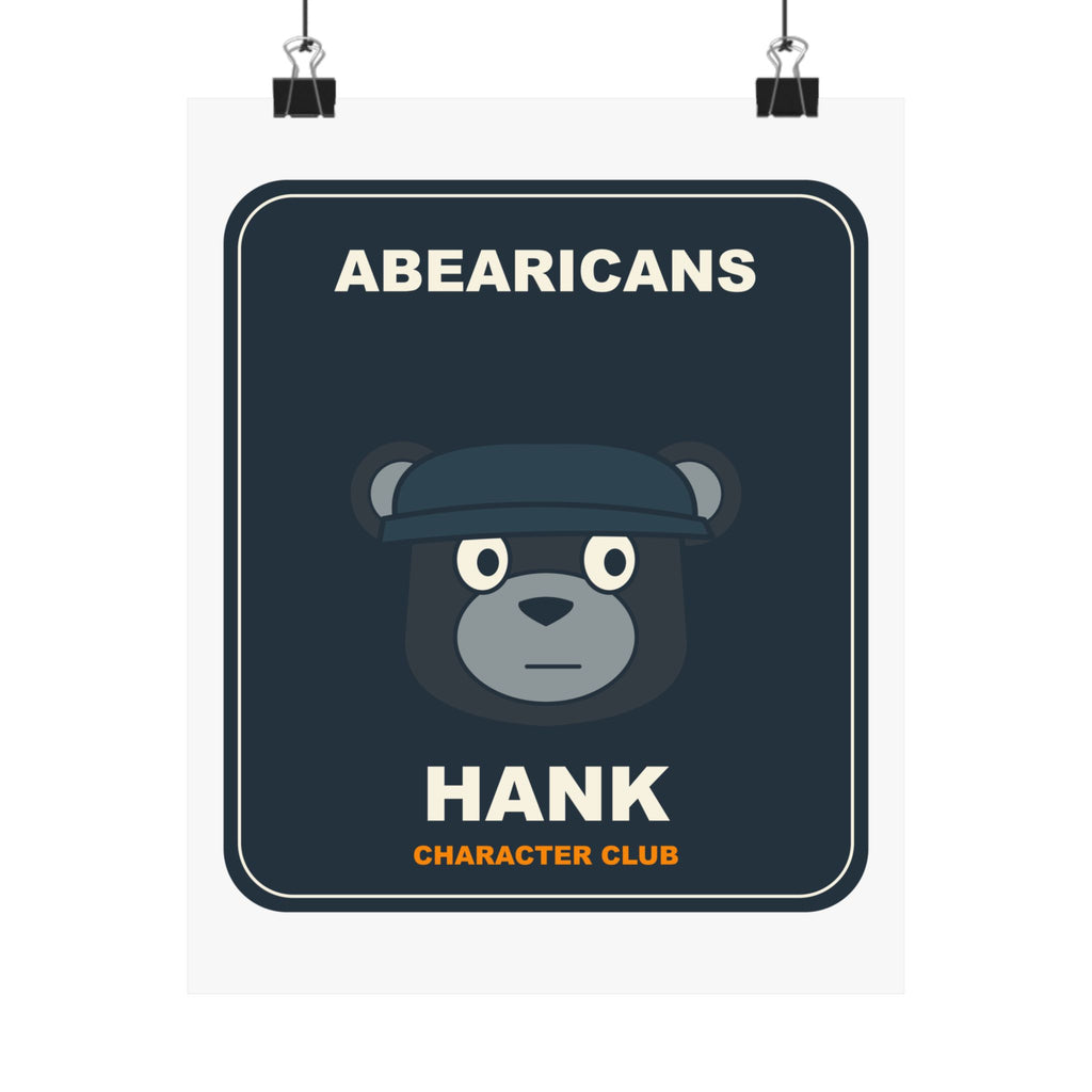 Hank Character Club Art Poster