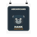 Hank Character Club Art Poster