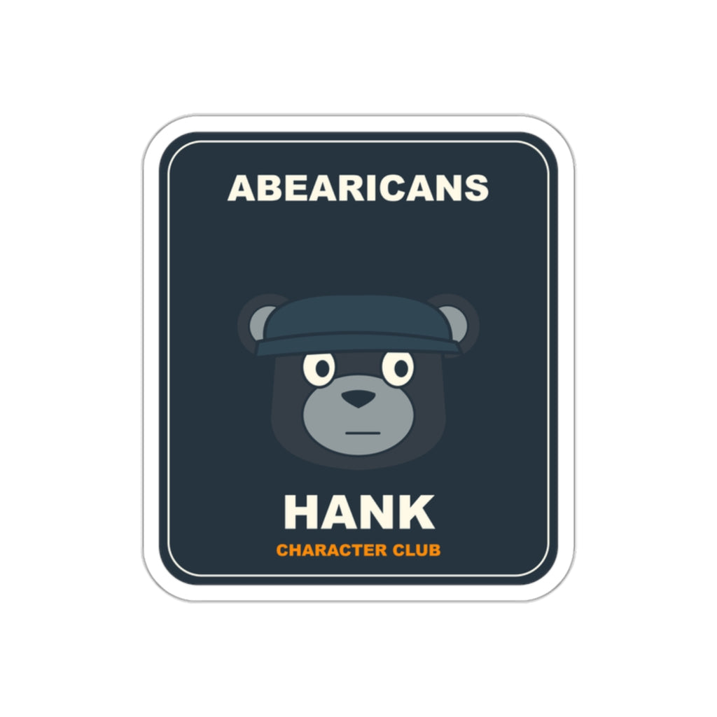 Hank Character Club Die-Cut Sticker