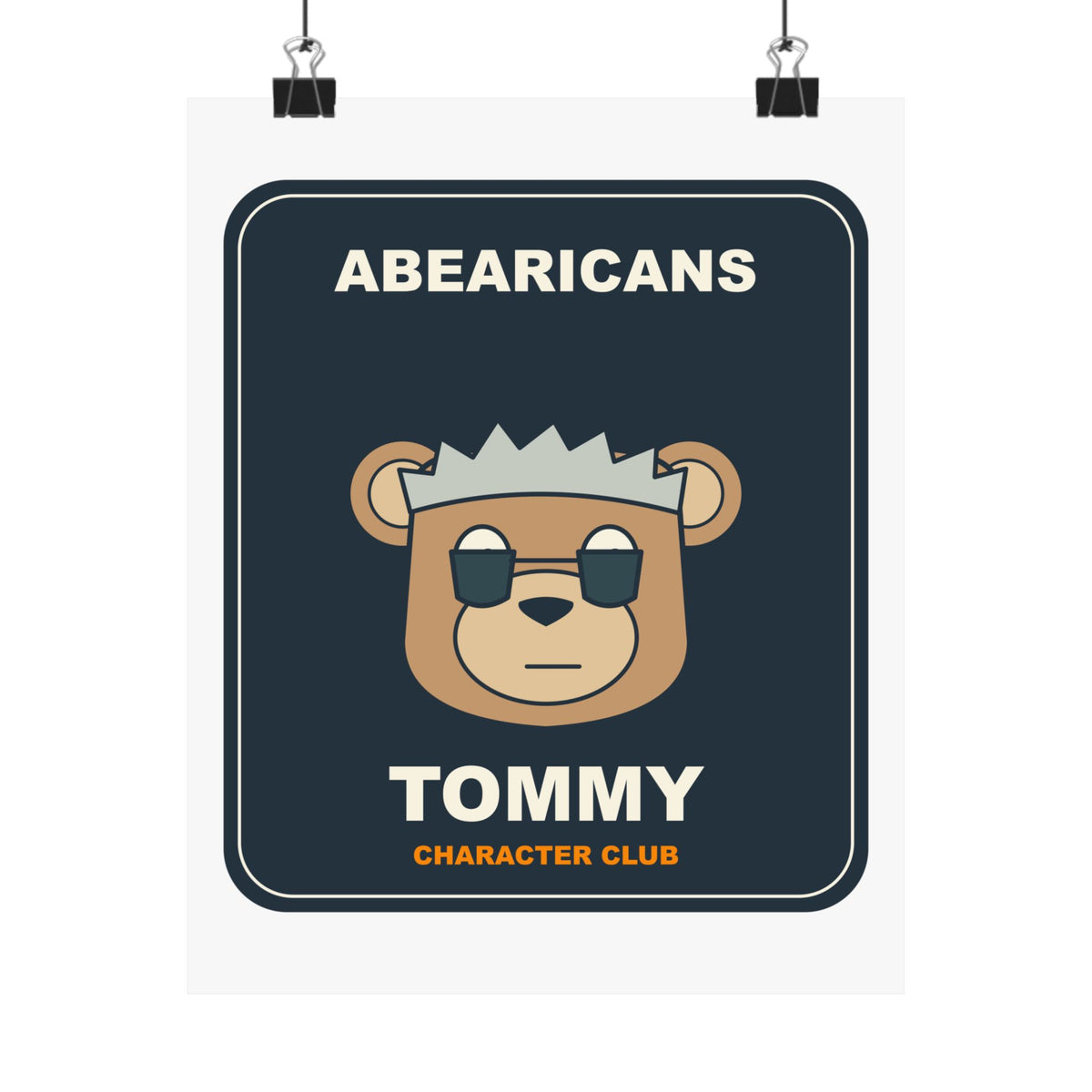 Tommy Character Club Art Poster