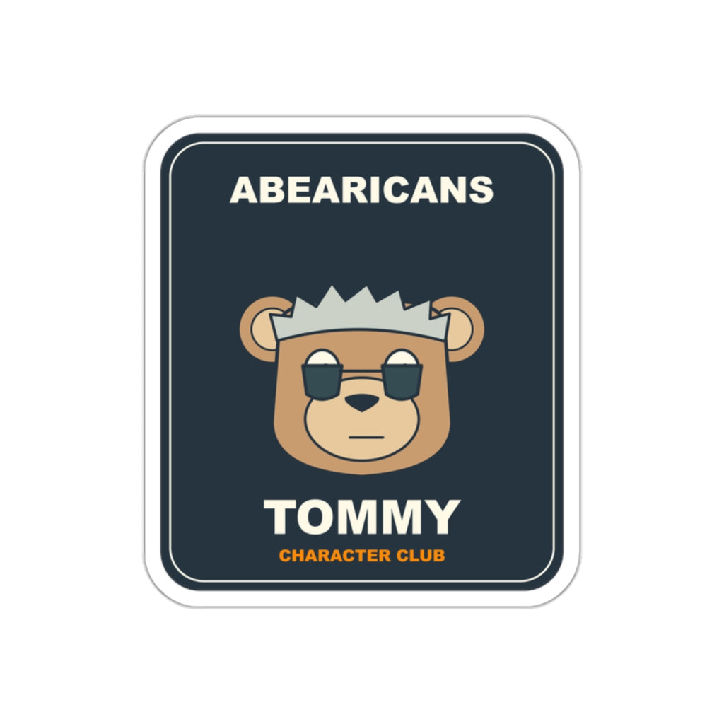 Tommy Character Club Die-Cut Sticker