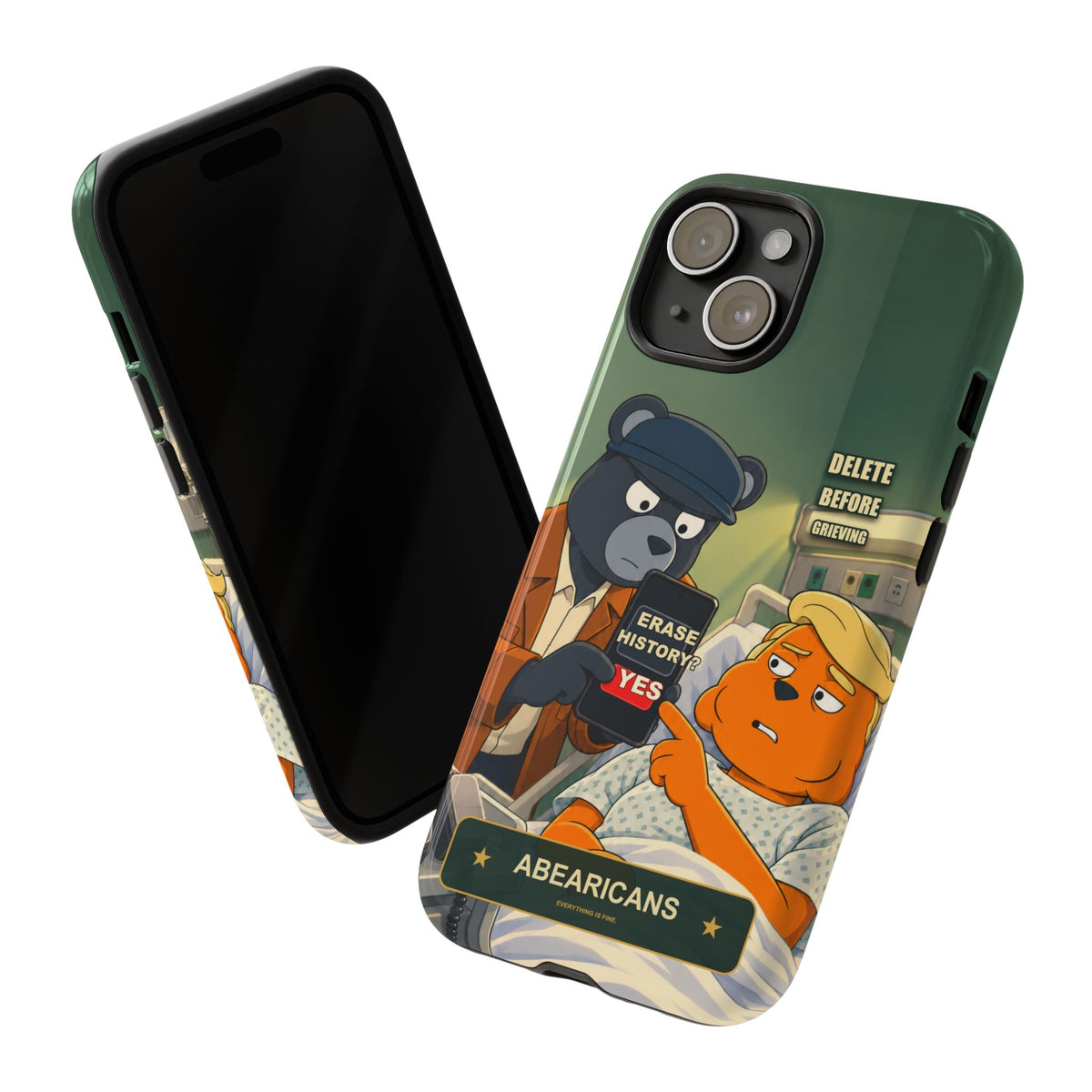 Delete Before Grieving — Abearicans Tough Phone Case