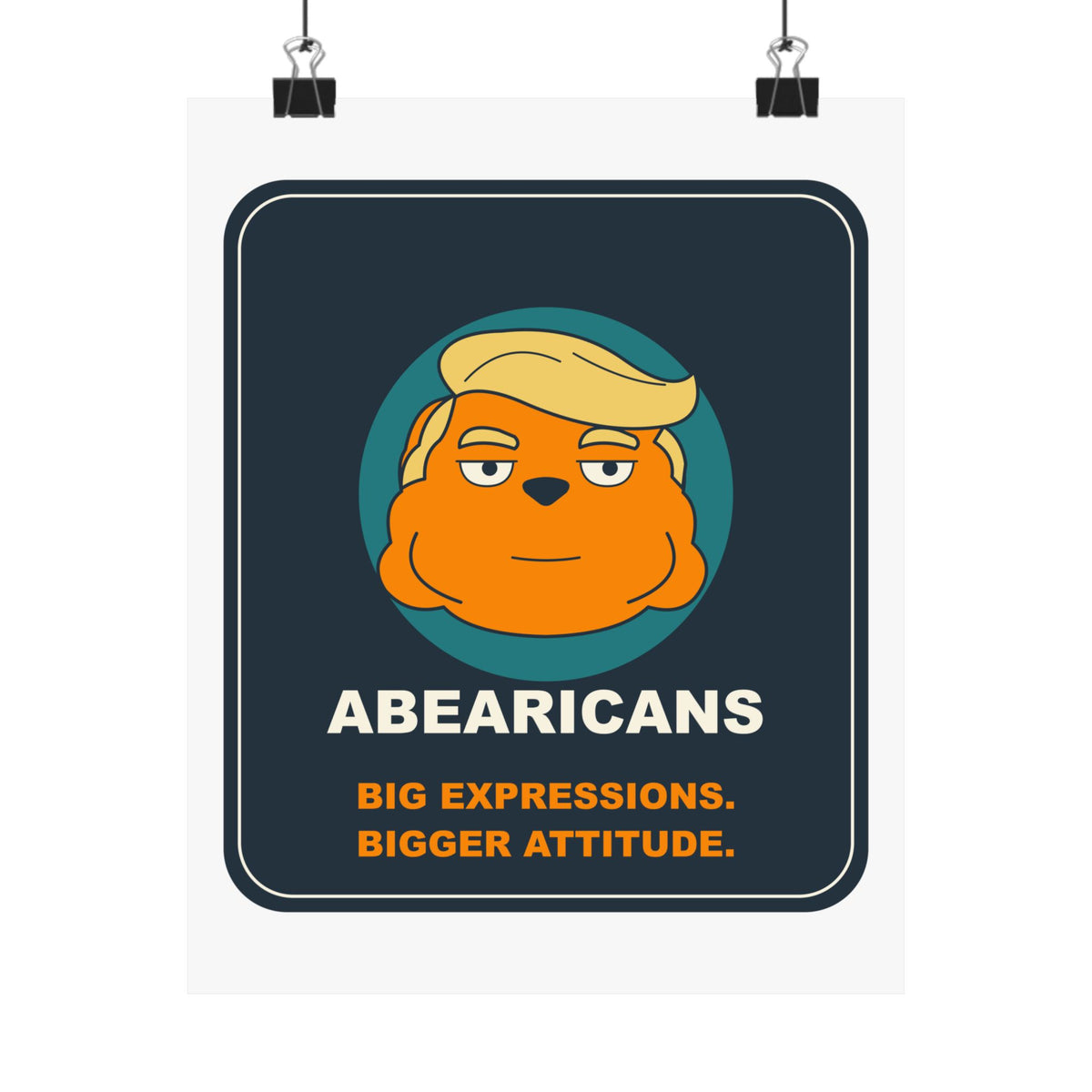 Abearicans Original Art Poster